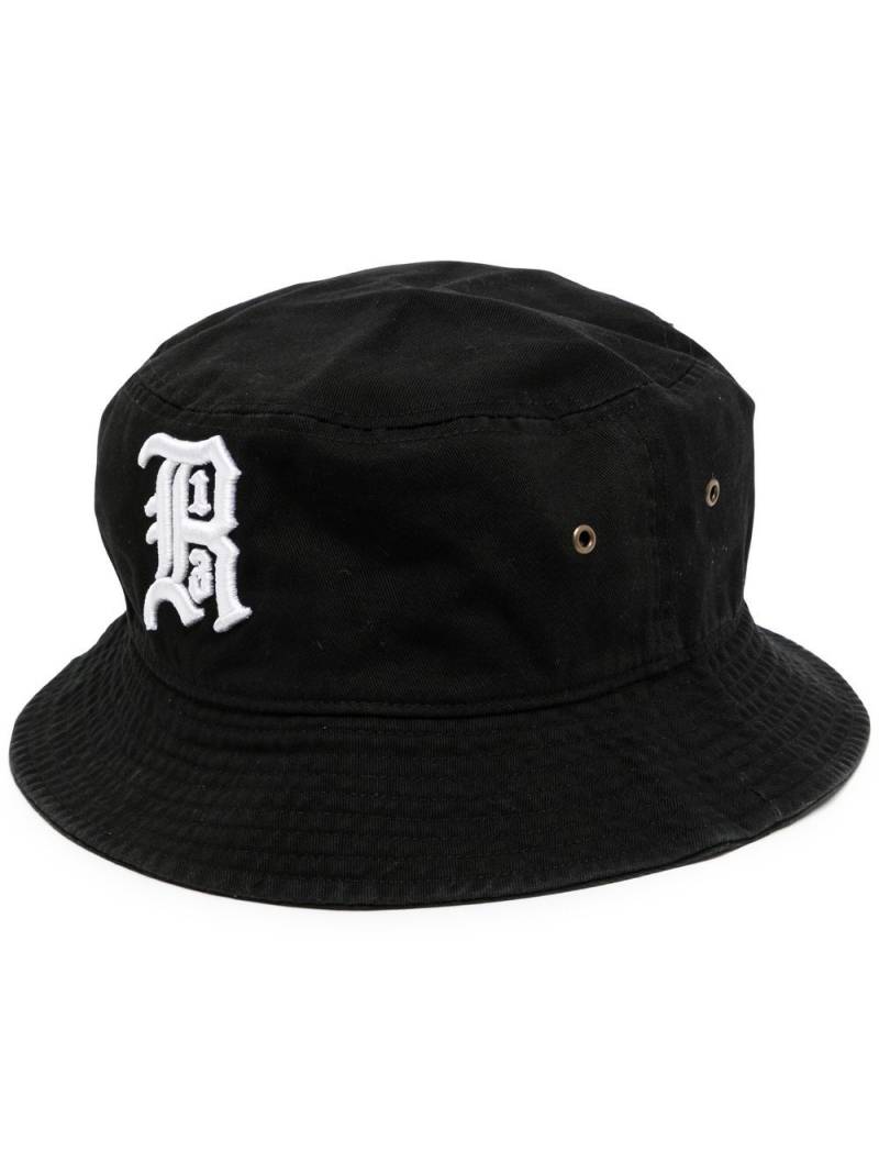 R13 embroidered-logo bucket hat - Black von R13