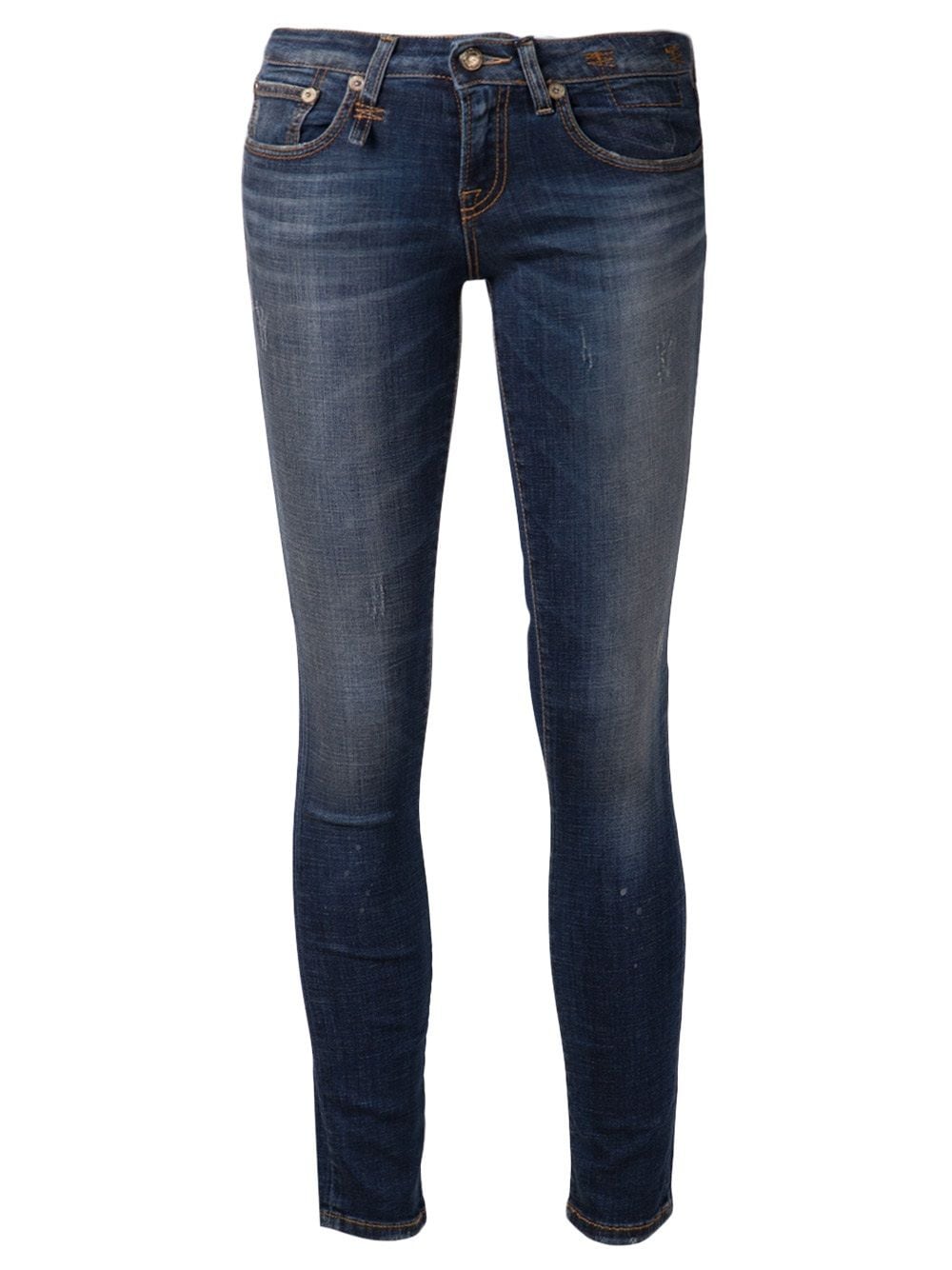 R13 faded skinny jeans - Blue von R13