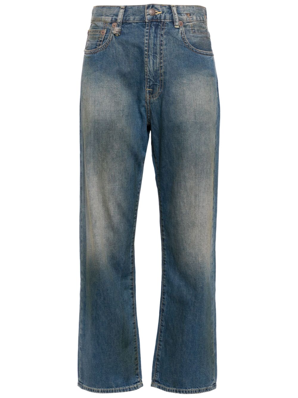 R13 washed straight-leg jeans - Blue von R13