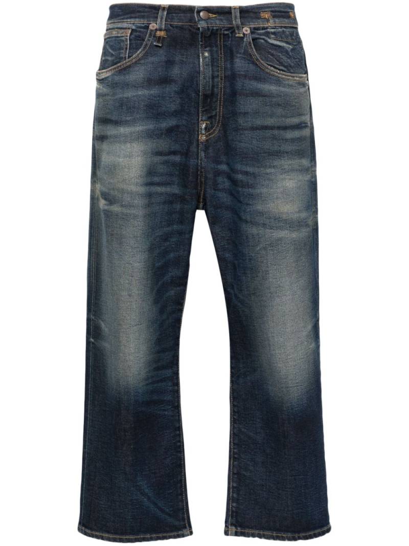 R13 whiskered boyfriend jeans - Blue von R13