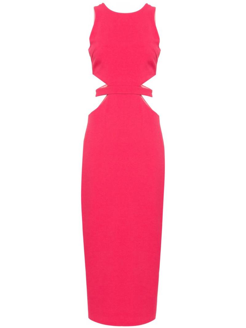 RACIL Jerry crepe midi dress - Pink von RACIL