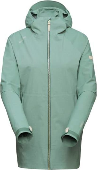 Radys R1 Travel Tech Coat Regenjacke mint von RADYS