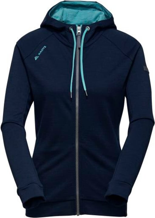 Radys R4 Light Merino Hoody Jacket Fleecejacke dunkelblau von RADYS