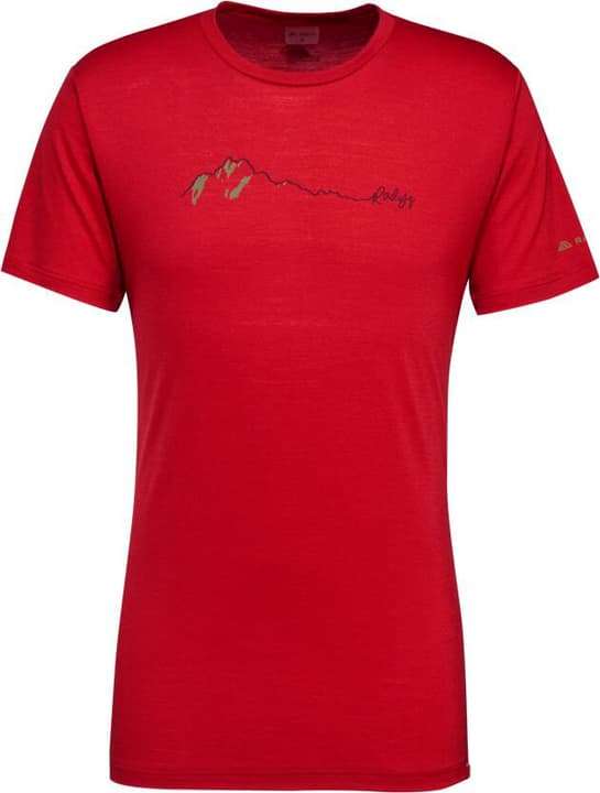 Radys R5 Light Merino Ridge T T-Shirt dunkelrot von RADYS