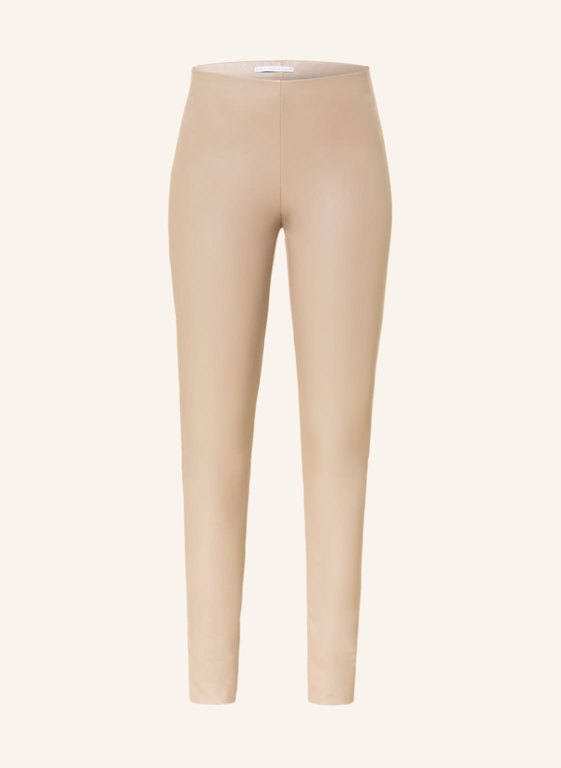 Raffaello Rossi Leggings Resa In Lederoptik beige