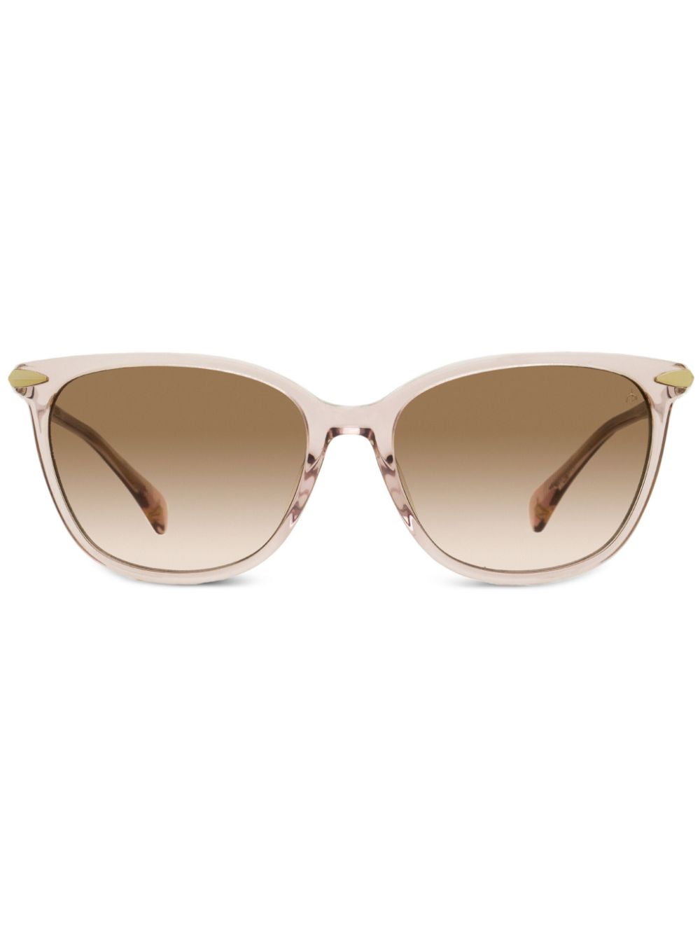 RAG & BONE EYEWEAR transparent rectangle-frame sunglasses - Neutrals von RAG & BONE EYEWEAR