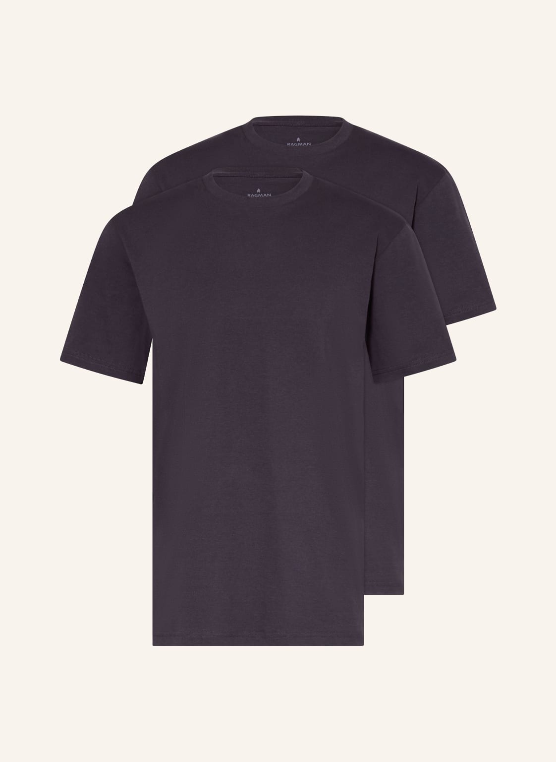 Ragman 2er-Pack T-Shirts blau Ragman 2er-Pack T-Shirts blau von RAGMAN