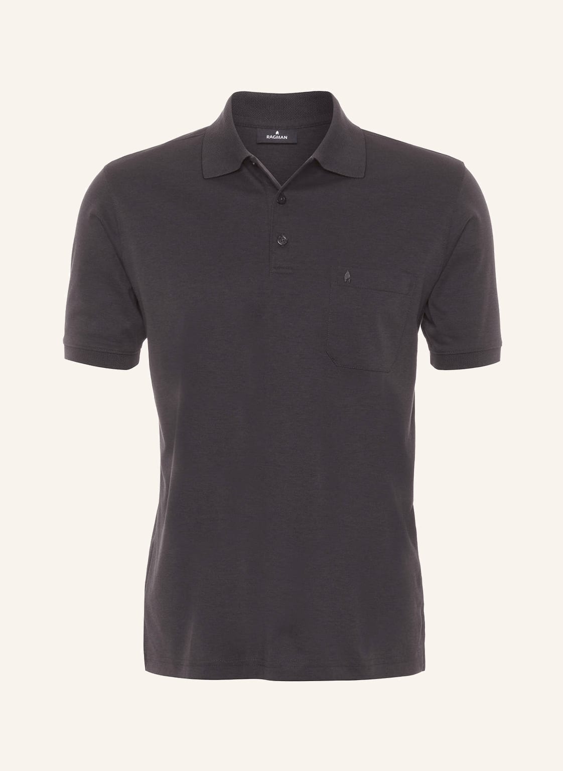 Ragman Piqué-Poloshirt grau Ragman Piqué-Poloshirt grau von RAGMAN
