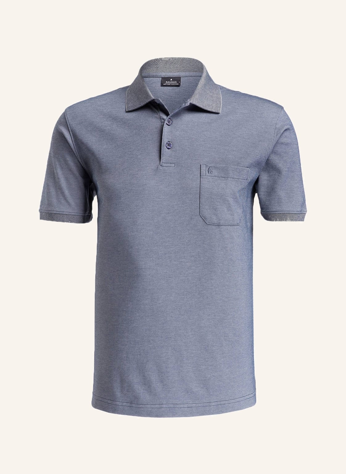 Ragman Piqué-Poloshirt lila Ragman Piqué-Poloshirt lila von RAGMAN