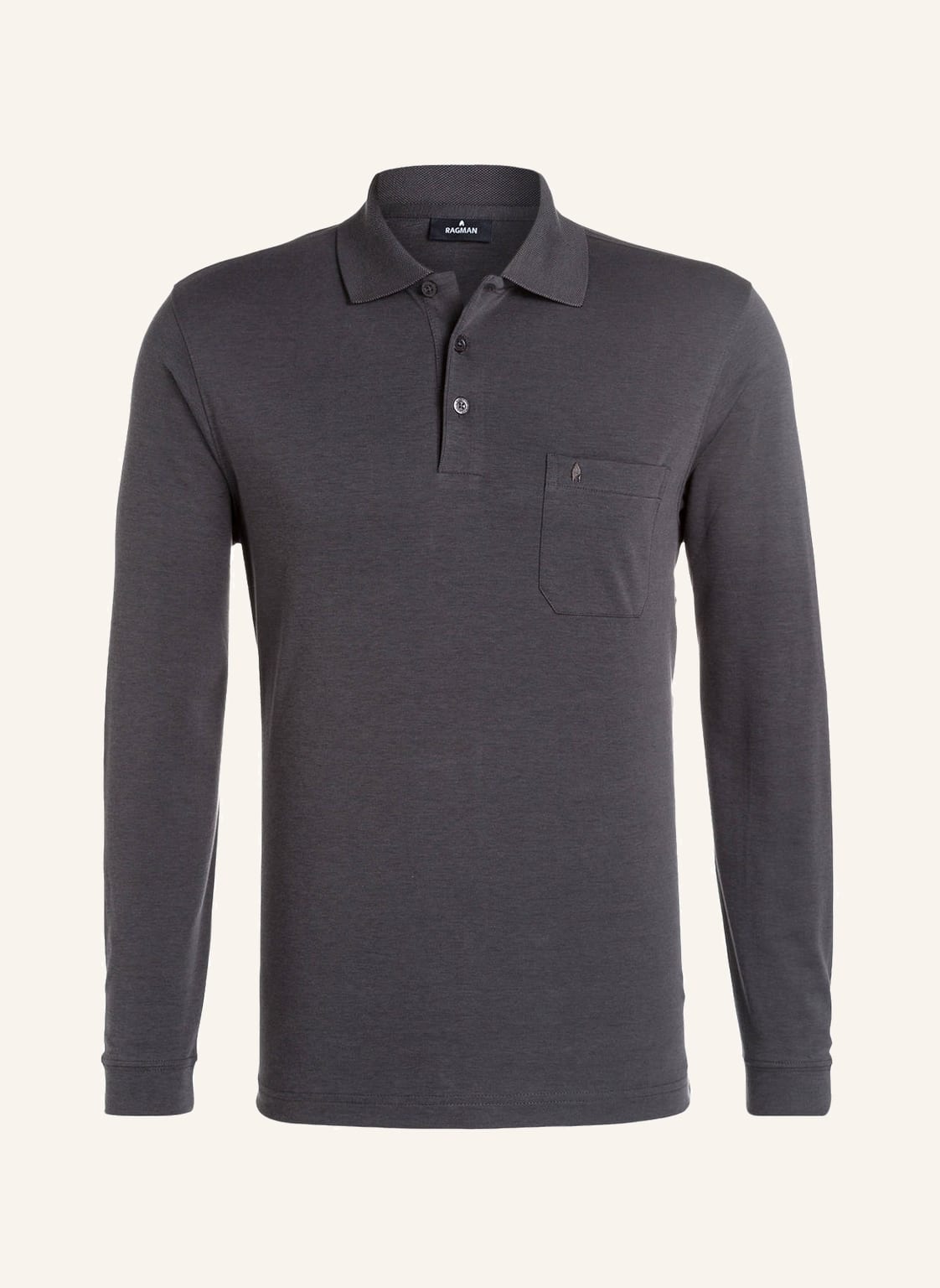 Ragman Poloshirt grau Ragman Poloshirt grau von RAGMAN