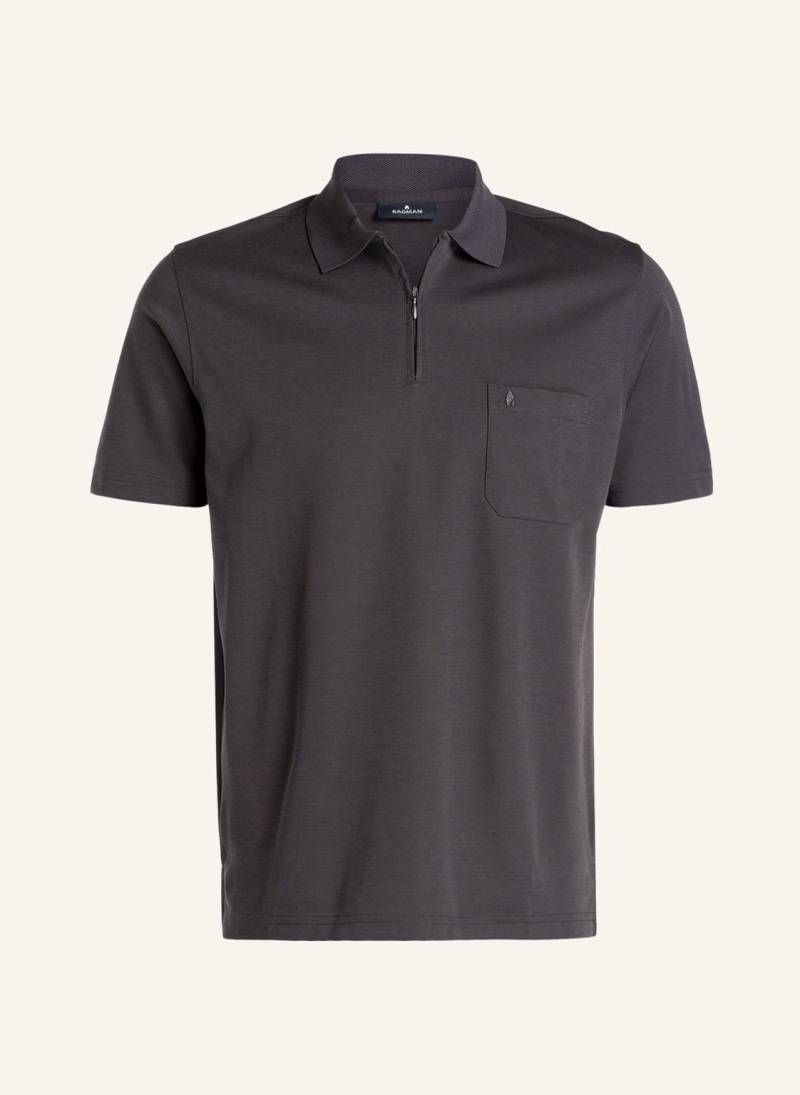 Ragman Poloshirt grau von RAGMAN