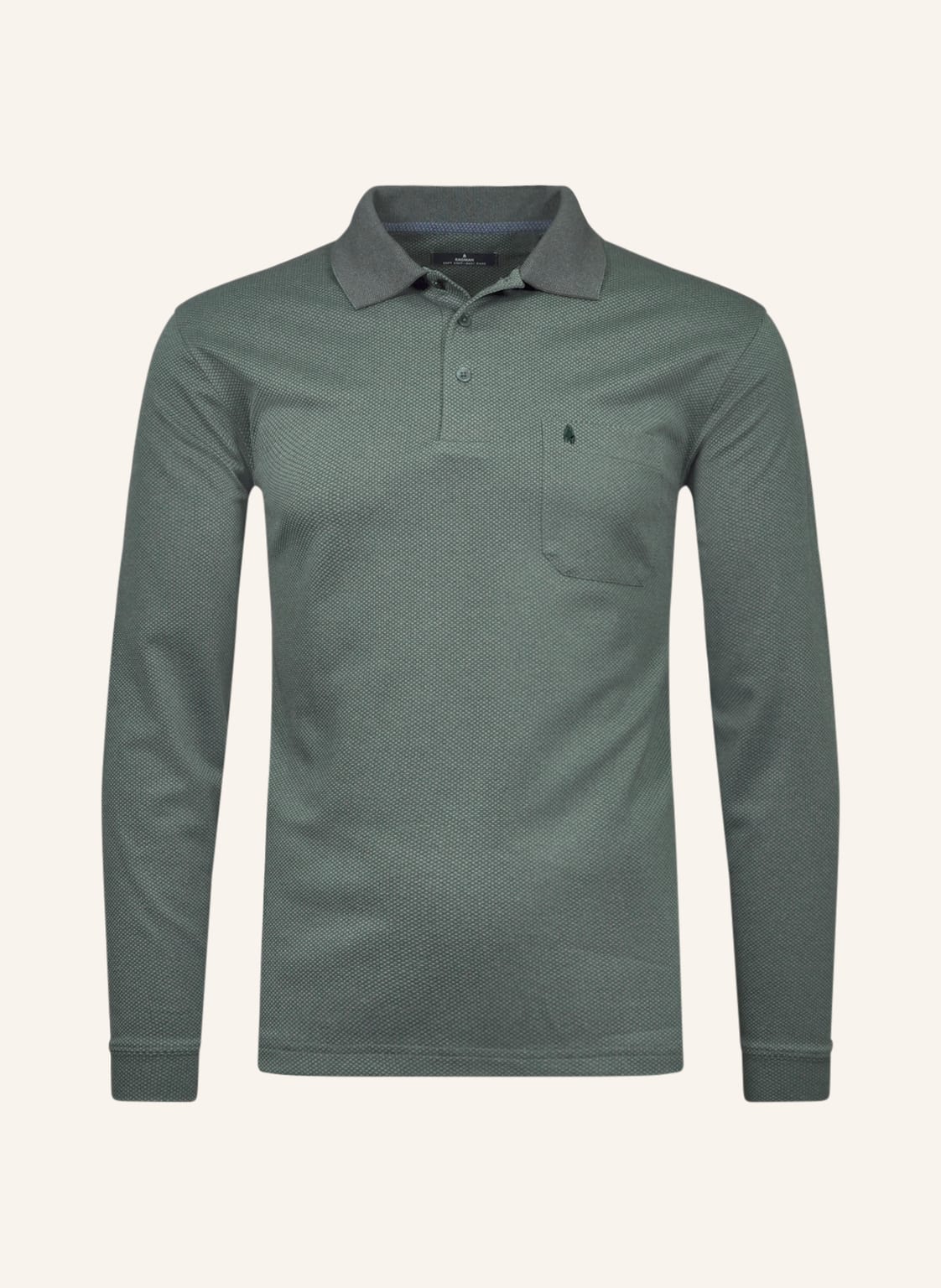 Ragman Poloshirt gruen von RAGMAN