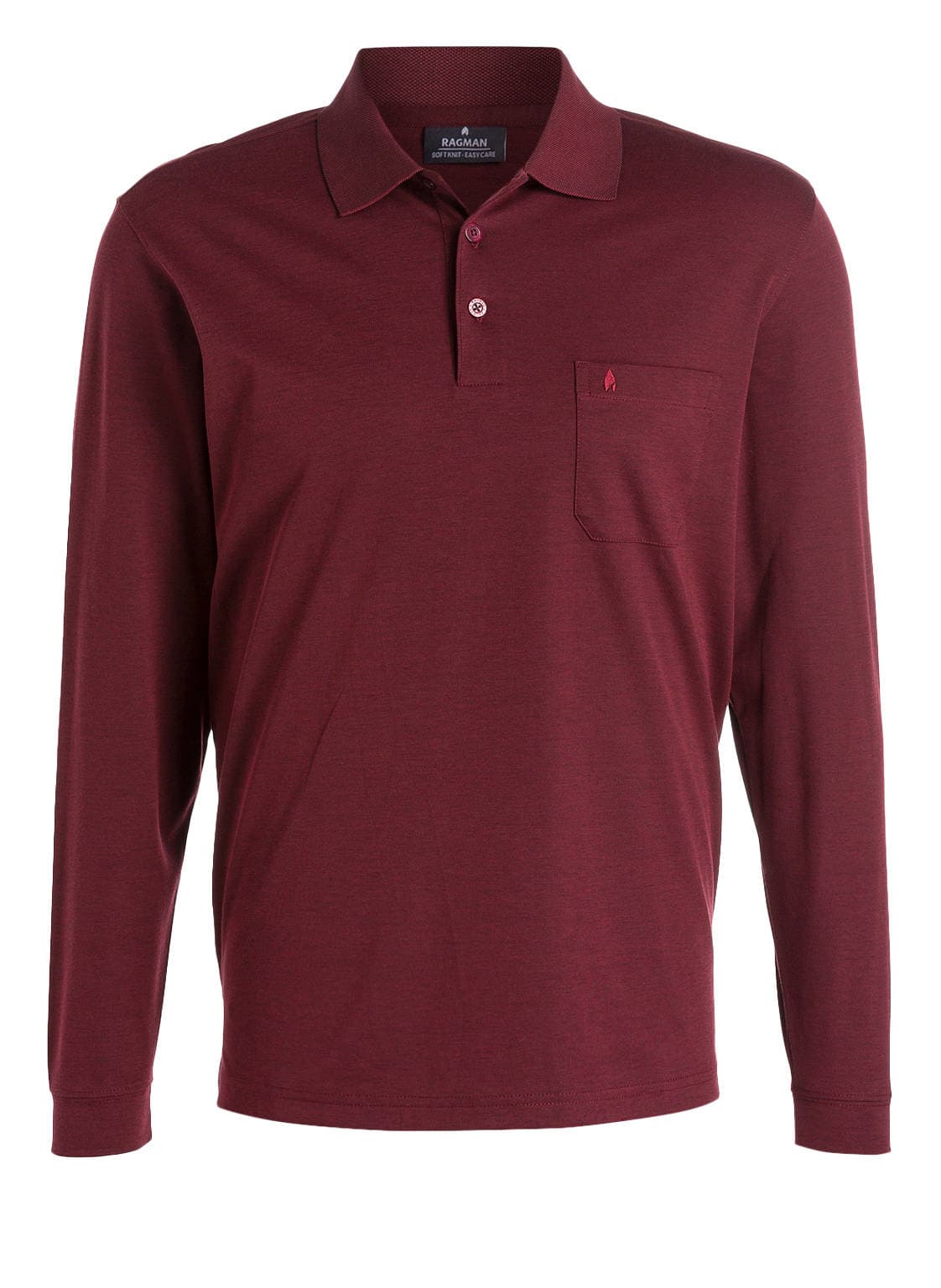 Ragman Poloshirt rot von RAGMAN