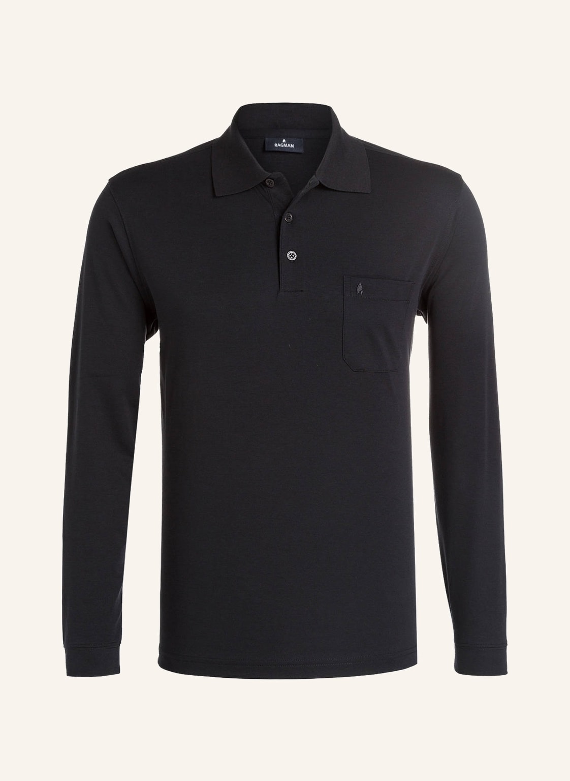 Ragman Poloshirt schwarz Ragman Poloshirt schwarz von RAGMAN