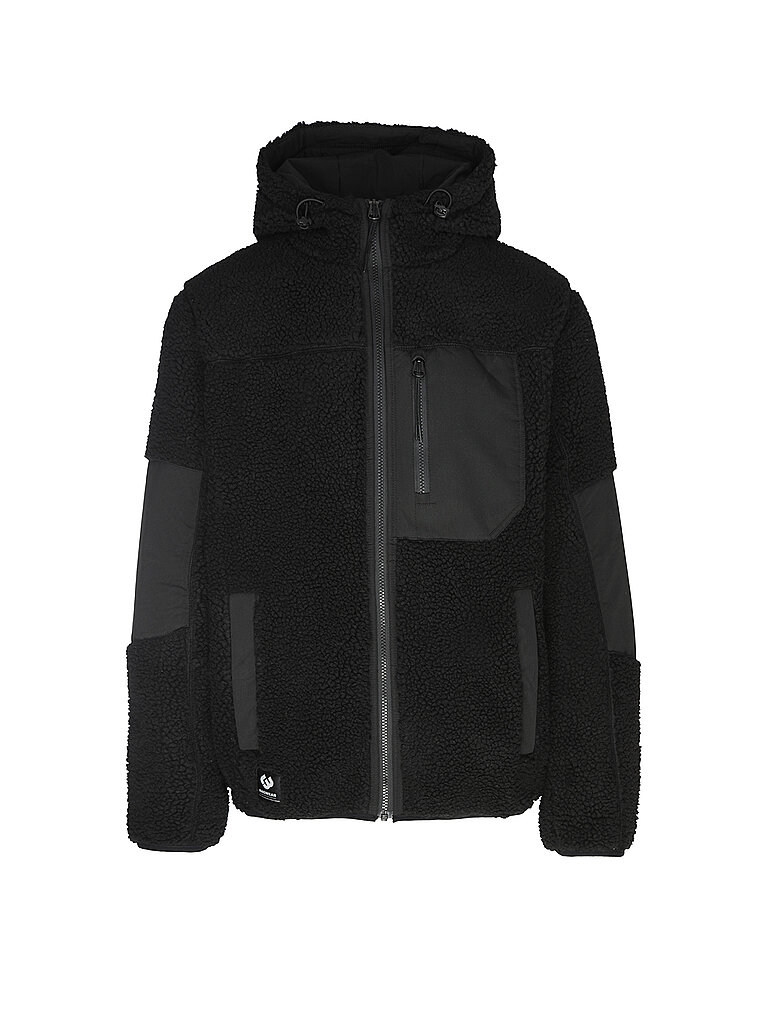 RAGWEAR Fleecejacke CHILLE schwarz | L von RAGWEAR