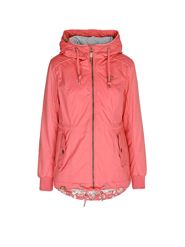 RAGWEAR Jacke DANKKA pink | L von RAGWEAR