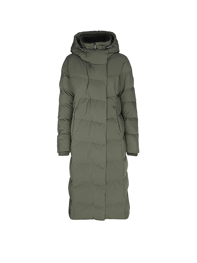 RAGWEAR Steppjacke PAVLA LONG olive | XS von RAGWEAR