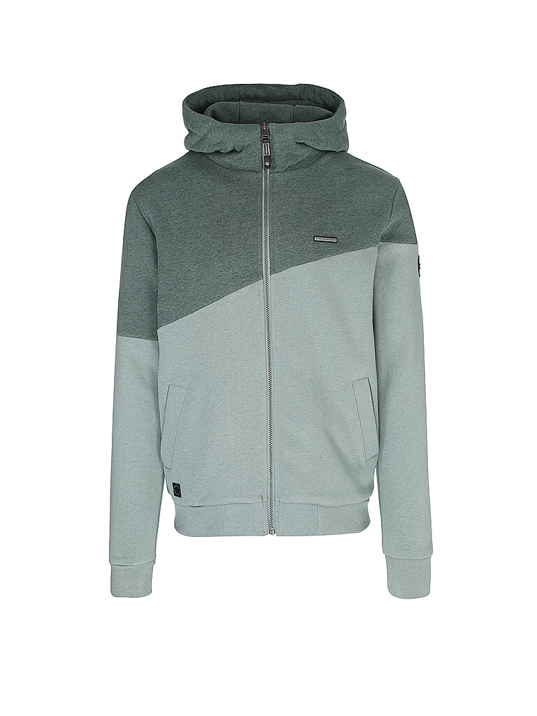 RAGWEAR Sweatjacke WINGS dunkelgrün | XXL von RAGWEAR