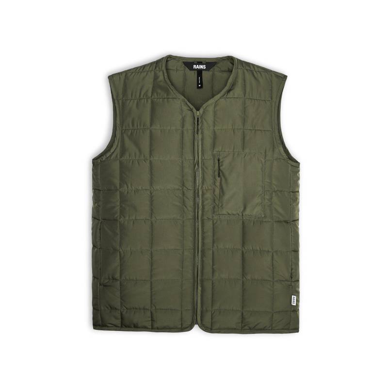 Gilet Herren Olivegrün L von RAINS