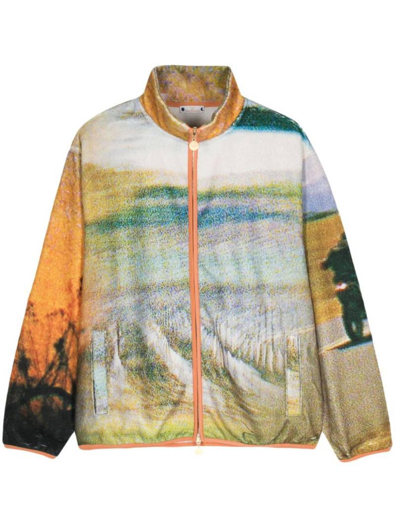 RASSVET Scenario-print fleece jacket - Green von RASSVET