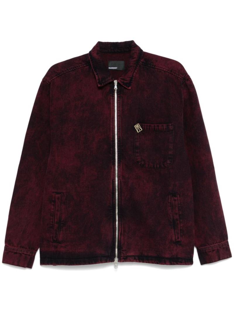 RASSVET denim shirt - Red von RASSVET