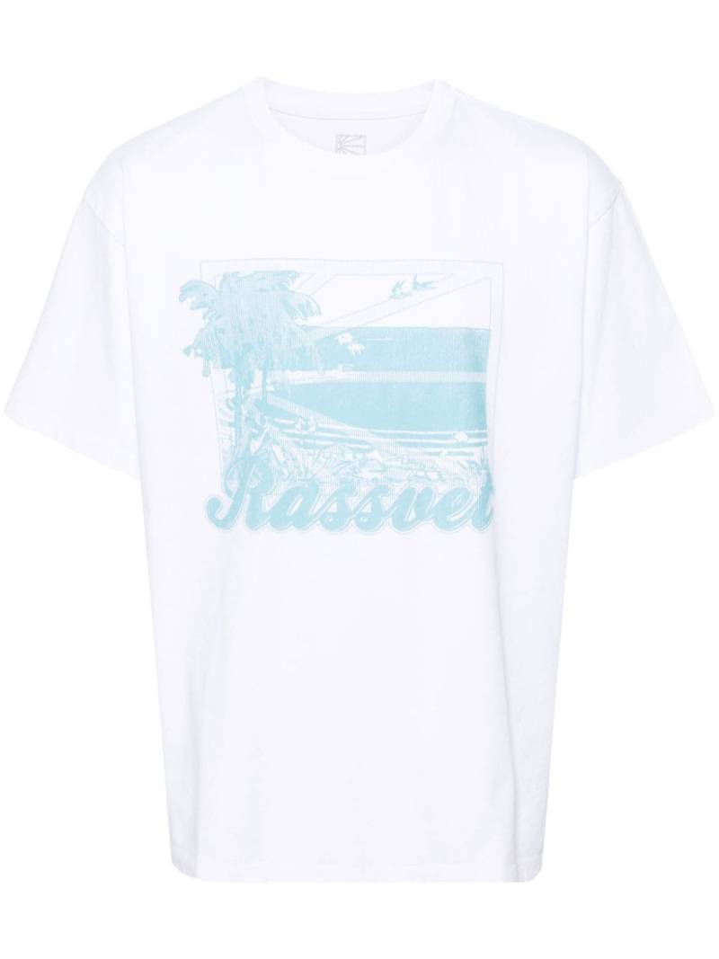 RASSVET graphic-print cotton T-shirt - White von RASSVET