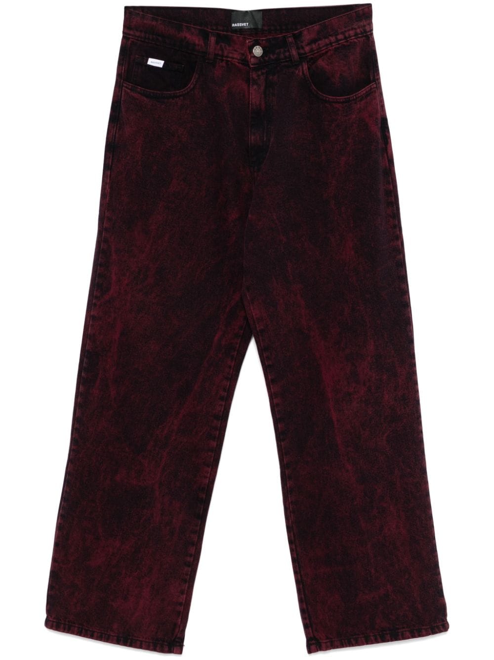 RASSVET wide-leg jeans - Red von RASSVET