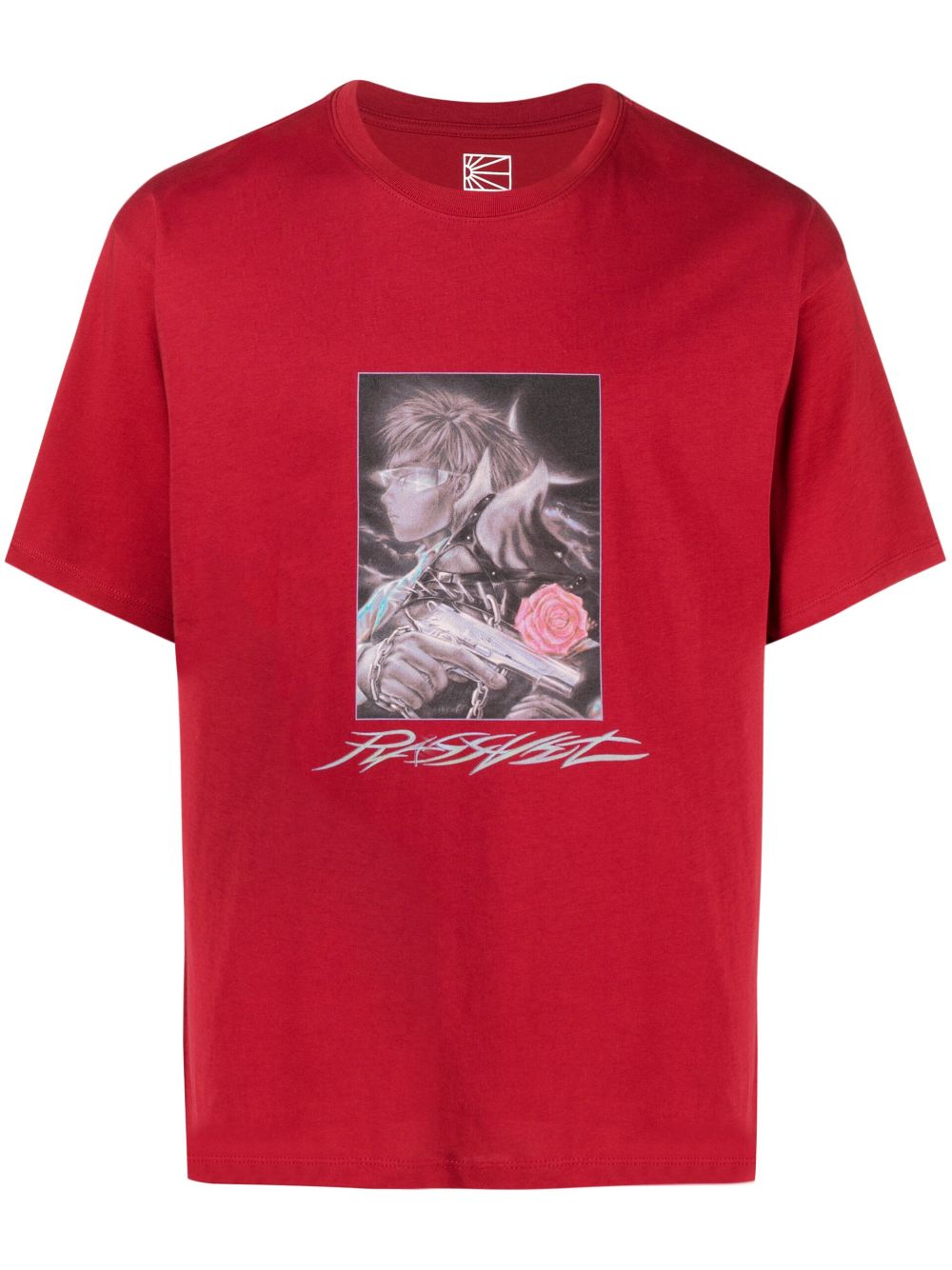 RASSVET x Dian Liang cotton T-shirt - Red von RASSVET