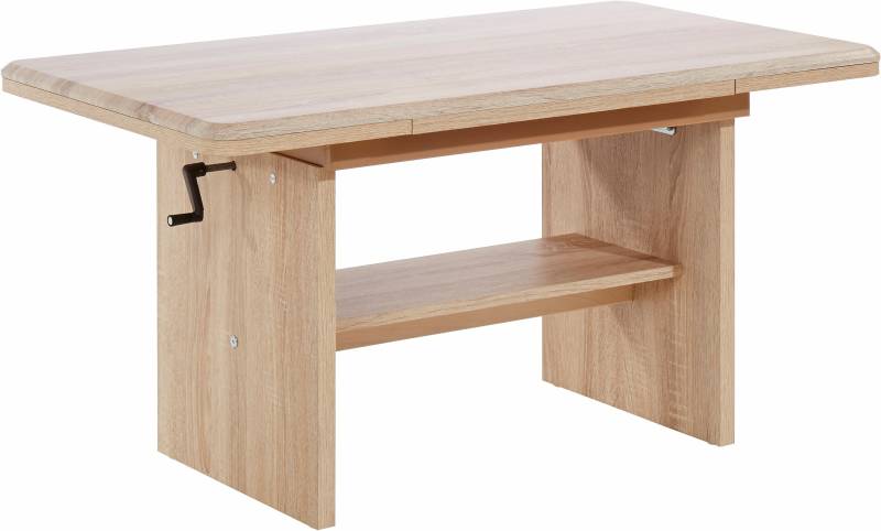 PRO Line Couchtisch, aus Holz, höhenverstellbar, mit oder ohne ausziehbare Platte von PRO Line