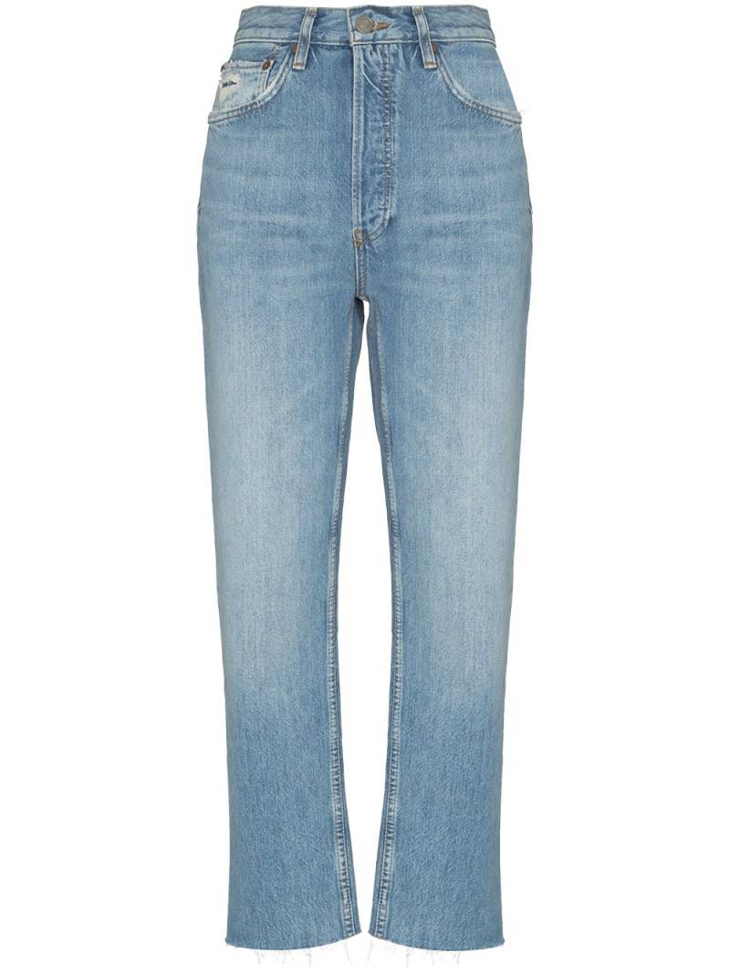 RE/DONE '70s Stone Pipe straight-leg jeans - Blue von RE/DONE
