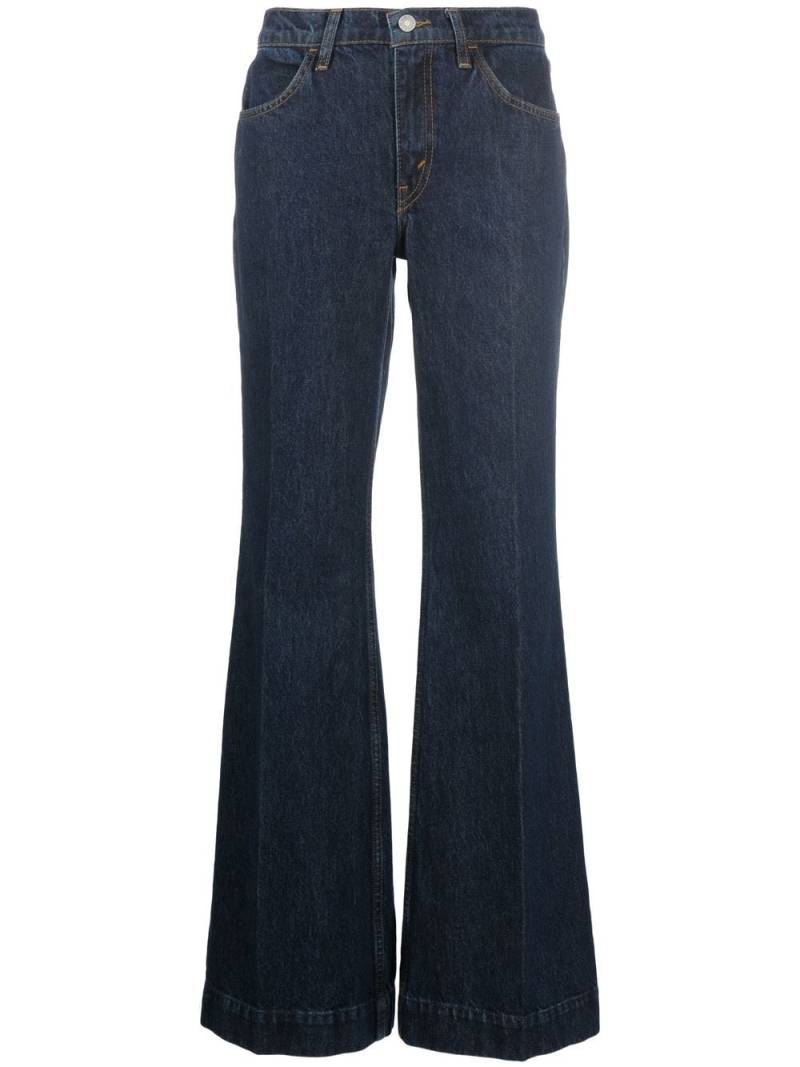 RE/DONE 70s low-rise flared jeans - Blue von RE/DONE