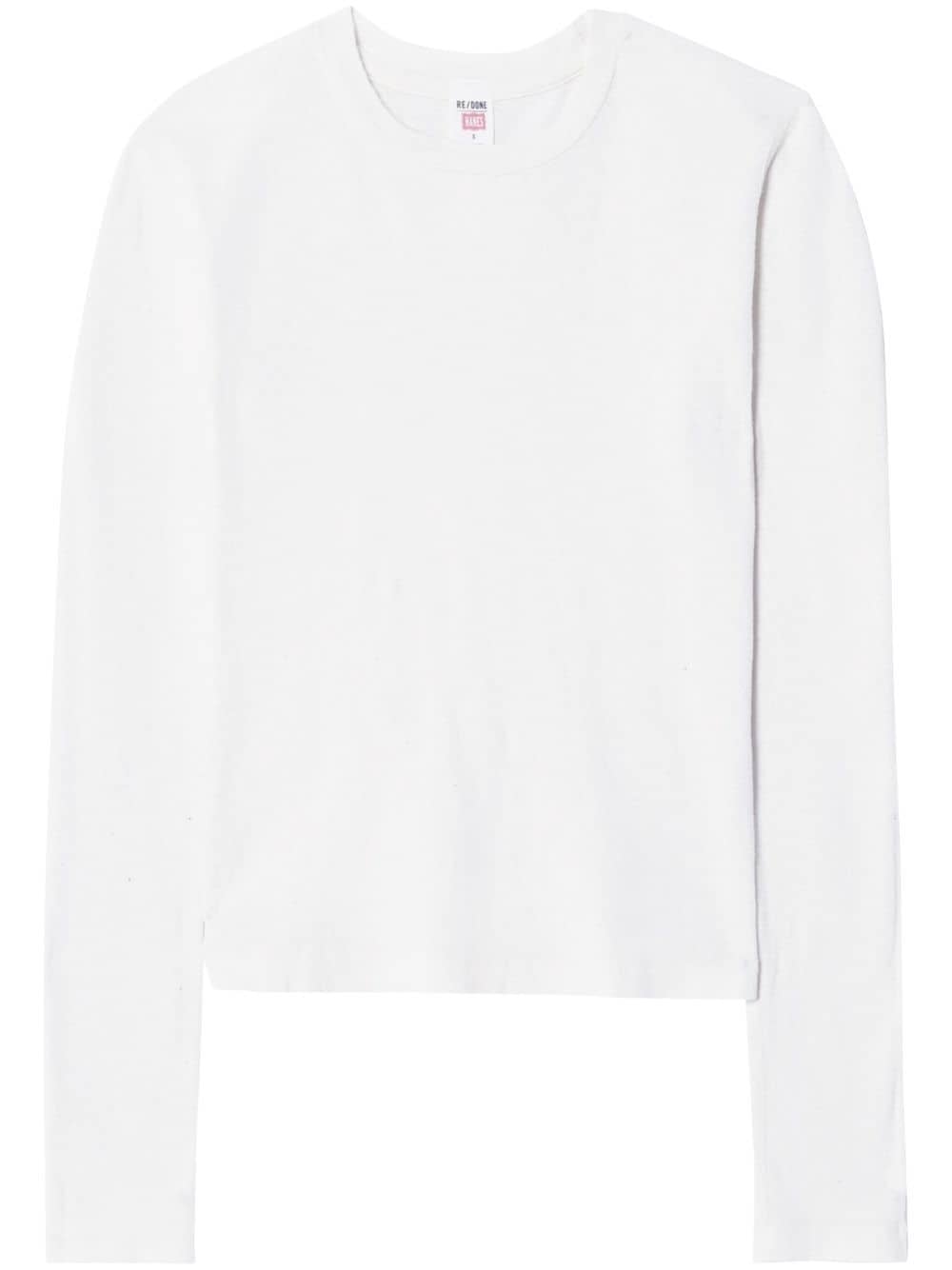 RE/DONE 90s Baby long-sleeve T-shirt - White von RE/DONE