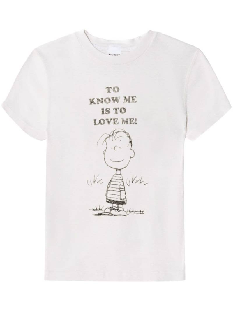 RE/DONE '90s Linus baby T-shirt - Neutrals von RE/DONE