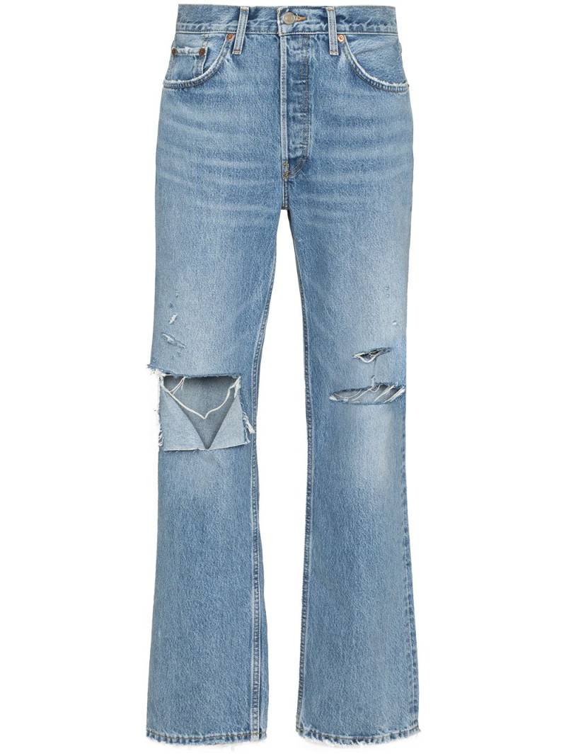 RE/DONE 90s straight-leg jeans - Blue von RE/DONE
