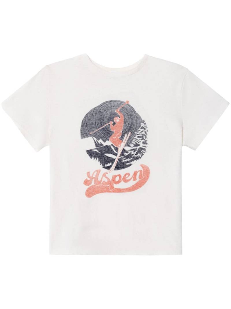 RE/DONE Aspen print T-shirt - White von RE/DONE