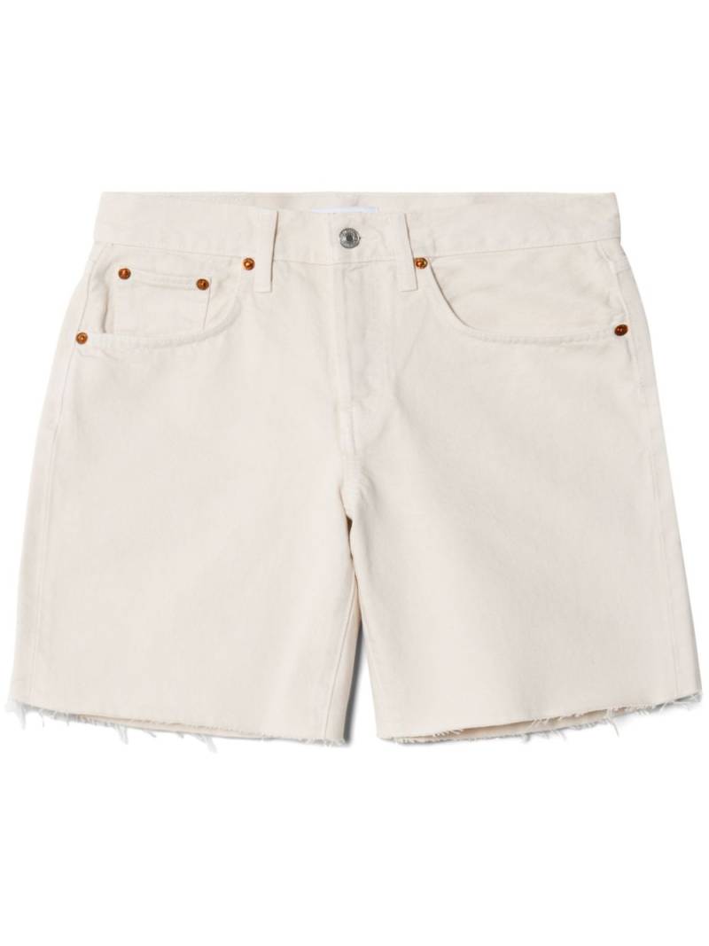 RE/DONE Boyfriend Cutoff denim mini shorts - Neutrals von RE/DONE