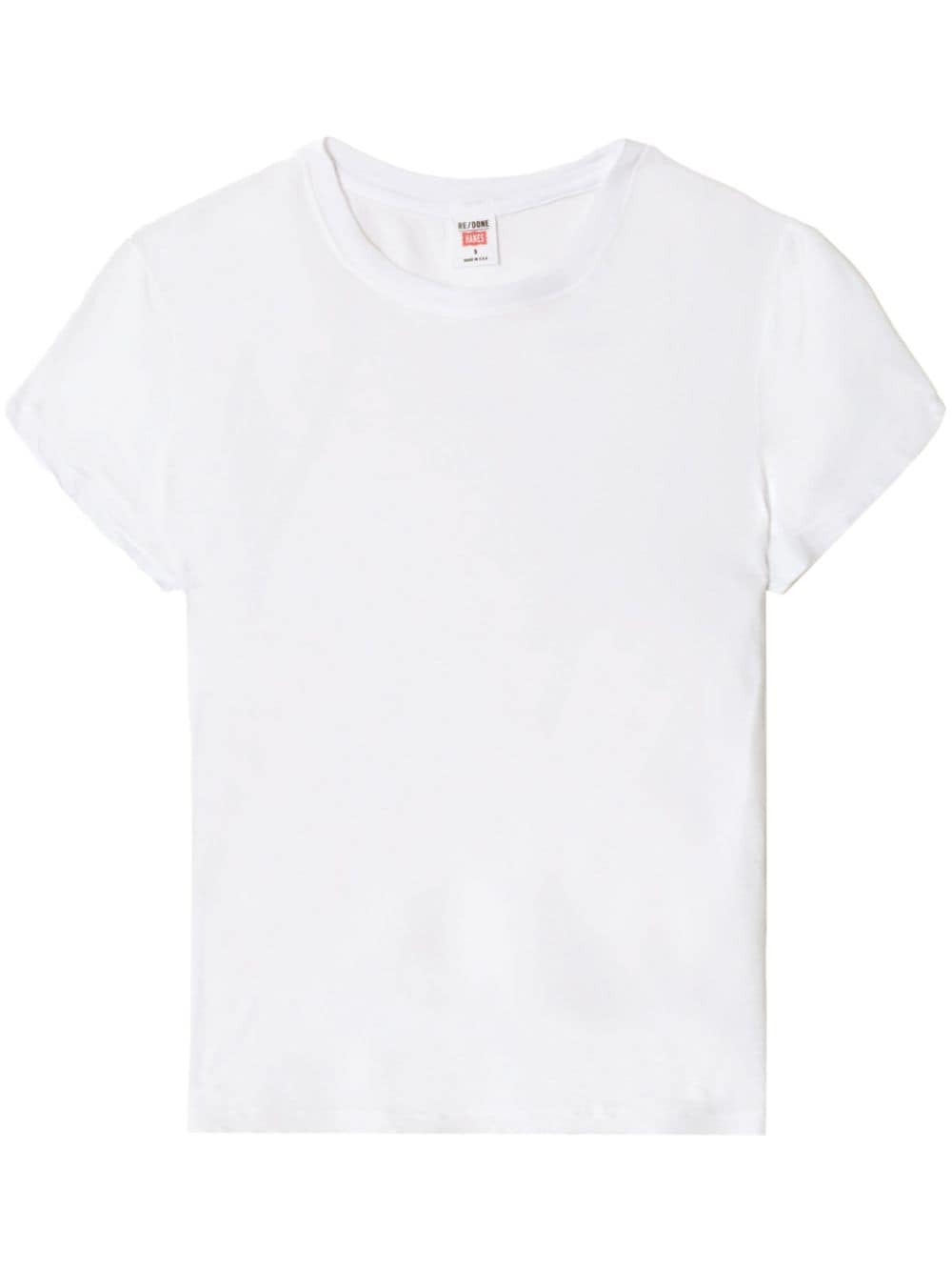RE/DONE Hanes sheer T-shirt - White von RE/DONE