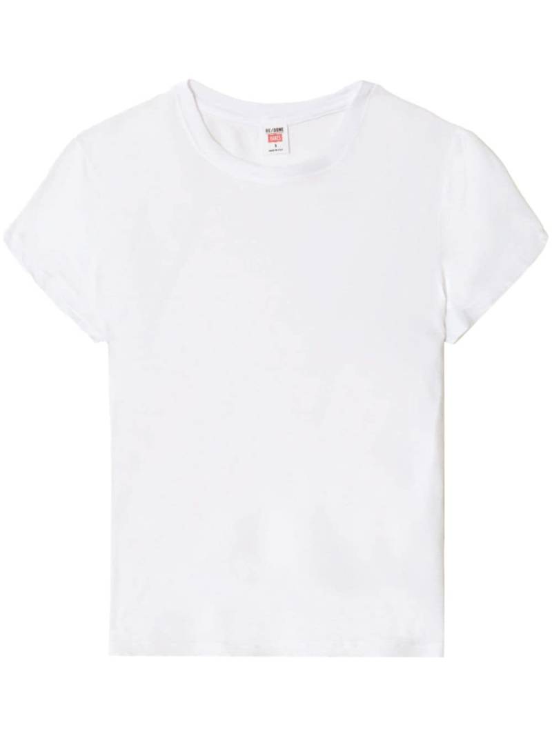 RE/DONE Hanes sheer T-shirt - White von RE/DONE