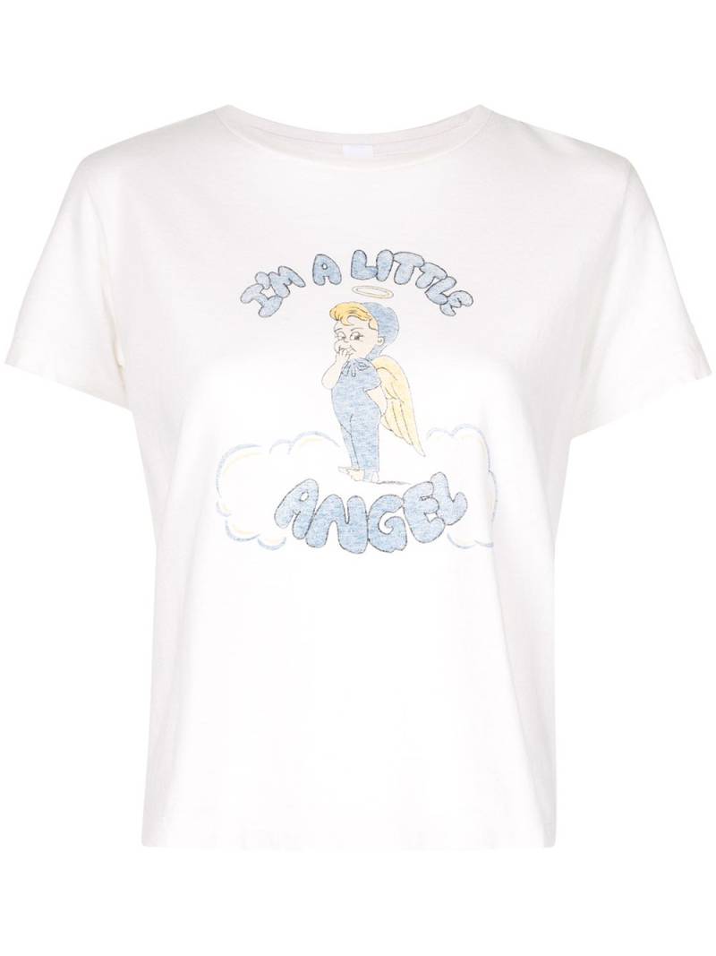 RE/DONE Little Angel short-sleeved T-shirt - White von RE/DONE