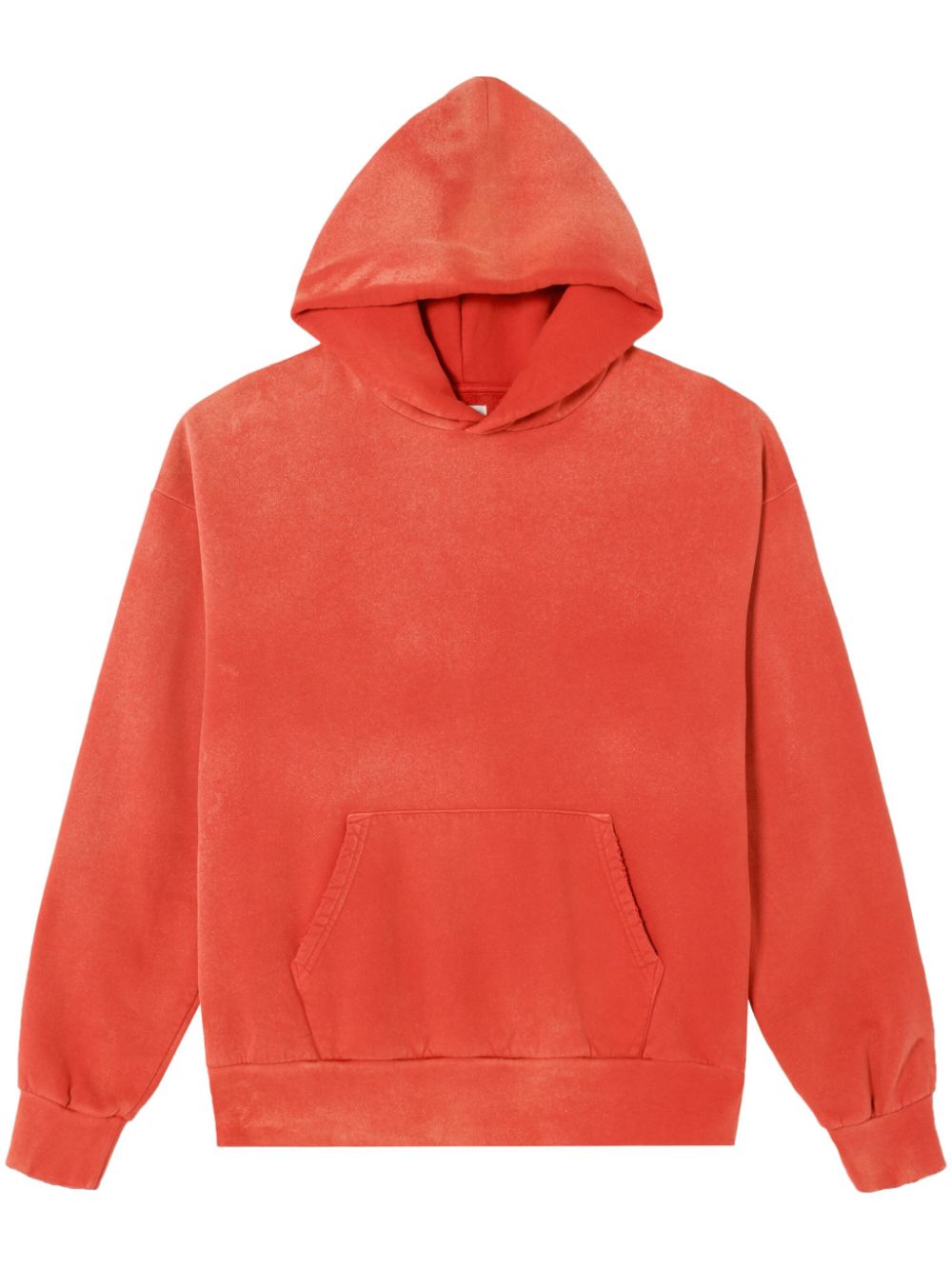 RE/DONE Modern long-sleeve cotton hoodie - Red von RE/DONE