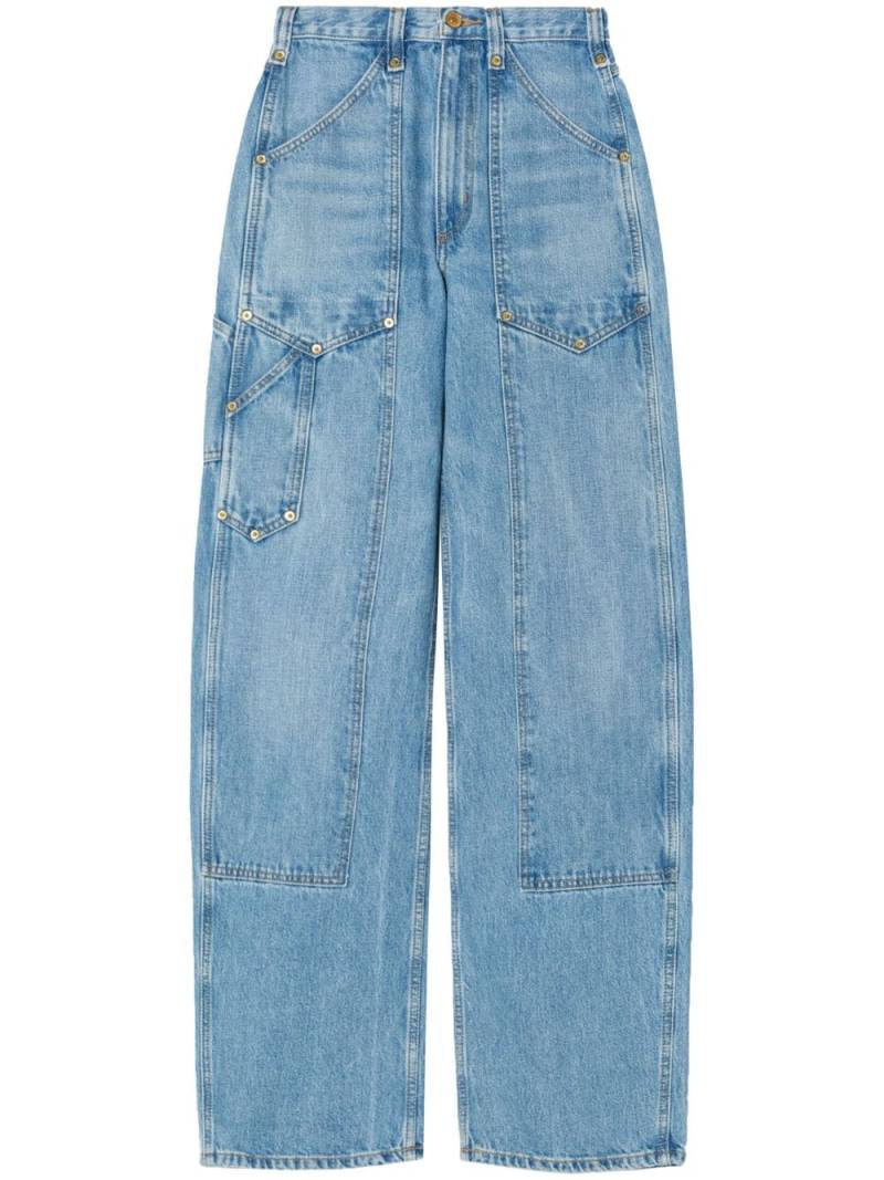 RE/DONE Super High Workwear jeans - Blue von RE/DONE