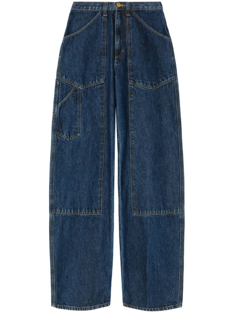 RE/DONE Super High workwear jeans - Blue von RE/DONE