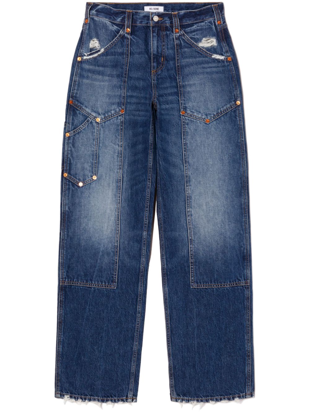 RE/DONE Workwear straight jeans - Blue von RE/DONE