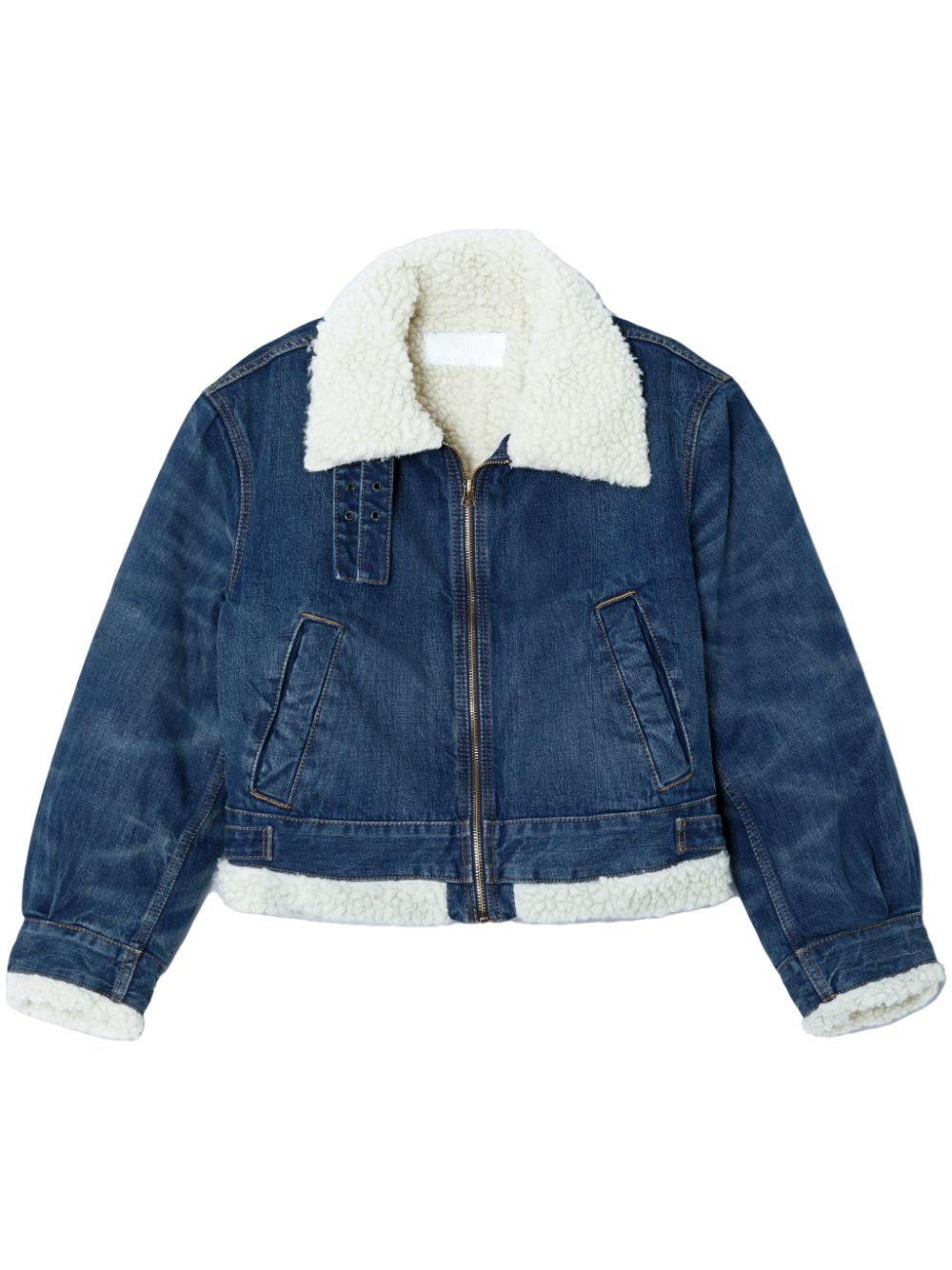 RE/DONE aviator jacket - Blue von RE/DONE