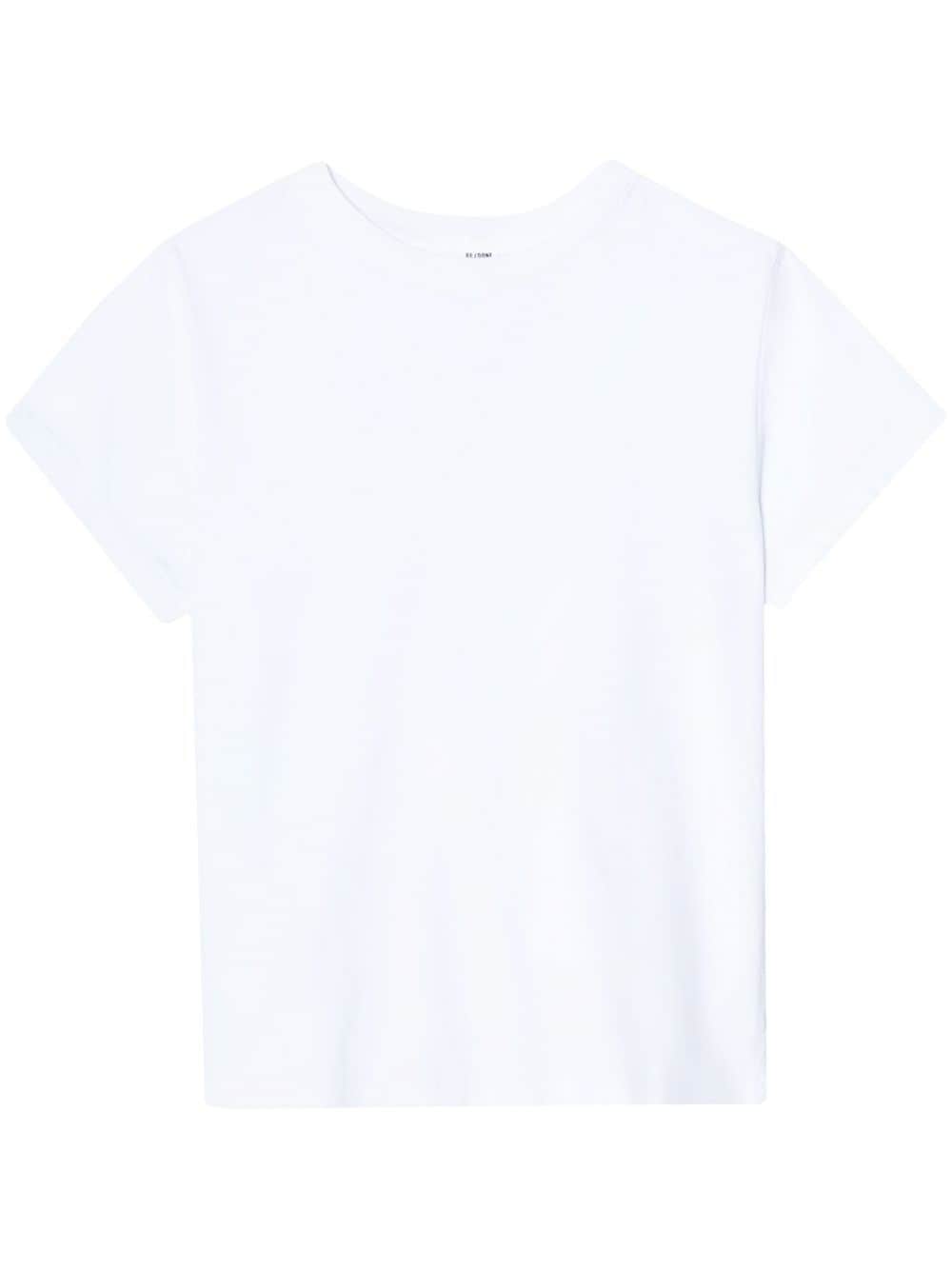 RE/DONE basic short-sleeved T-shirt - White von RE/DONE