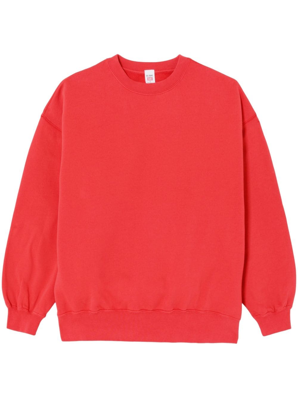 RE/DONE crew-neck organic cotton sweatshirt - Red von RE/DONE