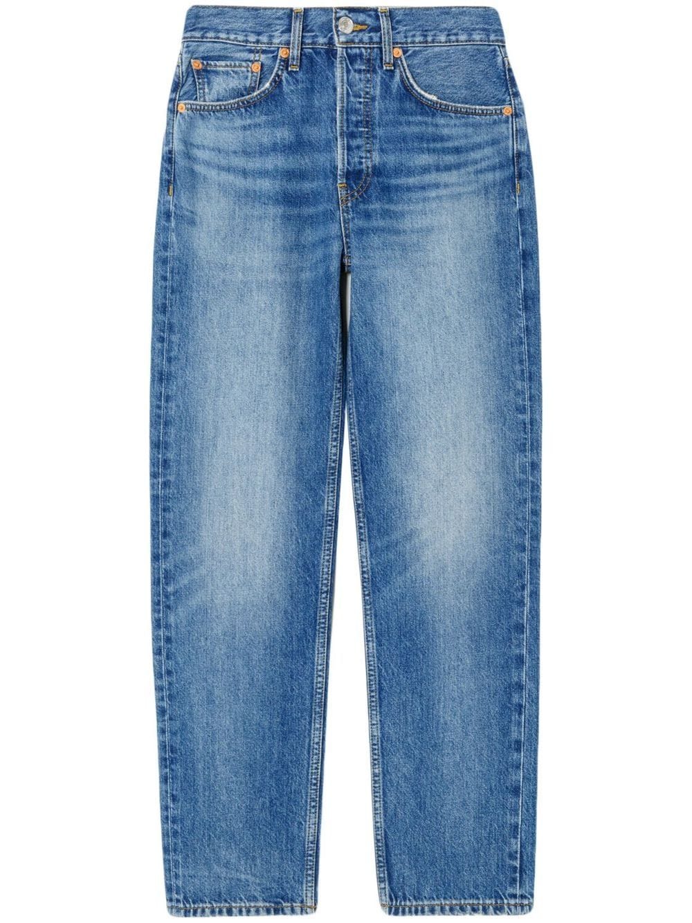 RE/DONE high-rise cropped jeans - Blue von RE/DONE