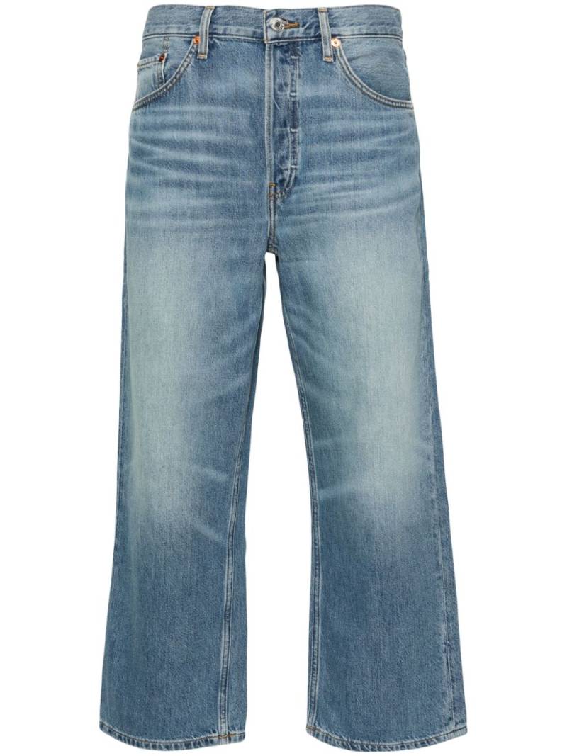 RE/DONE mid-rise cropped jeans - Blue von RE/DONE