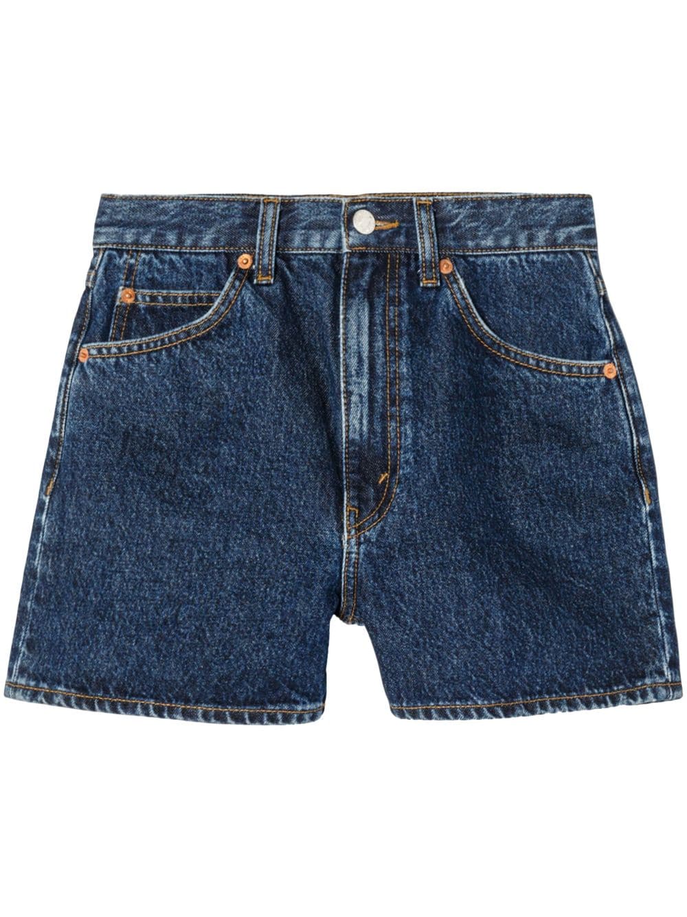 RE/DONE mid-rise denim shorts - Blue von RE/DONE