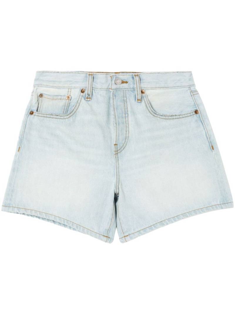 RE/DONE mid-rise denim shorts - Blue von RE/DONE